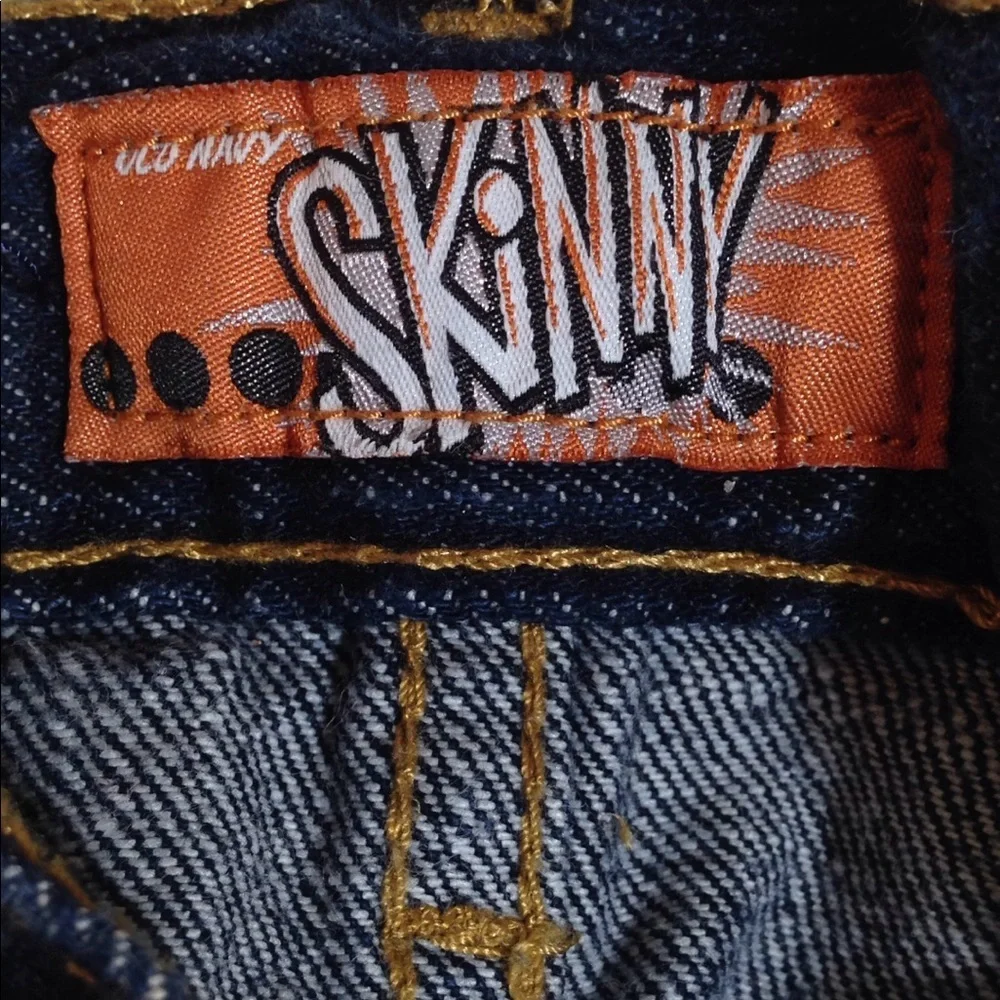 FINAL MARKDOWN Girl's Old Navy Skinny Dark Rinse Blue Jeans 10